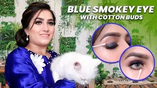 Smokey Eyes Makeup With Cotton Buds/Qtip | Smokey Eye, Muicin Affordable Brand Makeup Natasha waqas