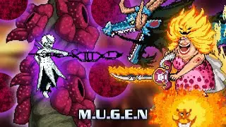 Juubito vs Kaido & Big Mom (Naruto vs One Piece) | MUGEN