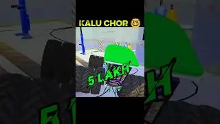 Kalu chor 🤓💸 Indian 3D tractor simulator #shortsfeed #gaming #viral #indiantractor3d