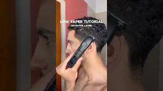 How To Cut Your Own Hair: Low Taper Fading Guide #selfcut #barber #selfcare