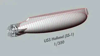 1/350 USS Holland (SS-1) 1
