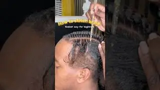 The easiest stitch braid tutorial 😍 #indianapolisbraider #mensbraids