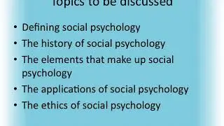 Psych 512 Presentation Week One