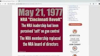 NRA Cincinnati Revolt (1977) - Gun Calendar - May 21
