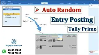 Tally TDL : Auto Bulk Voucher Entry Posting | Easy Auto Random Entry Posting in Tally Prime