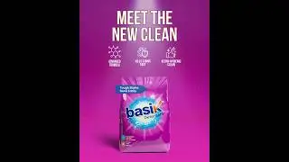 Meet the new clean!Basik Detergent &mdash; advanced formula, tough on stains, and removes 99.9% mite dust.