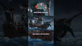 LEGO Pirates VS Kraken Epic Battle 3D Animation #brickfilm #lego #legoanimation