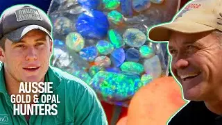 The Cheals Hit The Jackpot With A $60,000 Opal Find To Start Their Season | Outback Opal Hunters