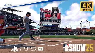 MLB The Show 25  PS5 Gameplay! - Detroit Tigers vs Philadelphia Phillies  (4K)