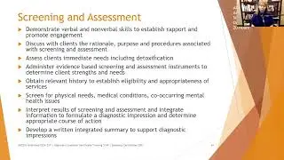 Intake and Orientation | Addiction Counselor Exam Review