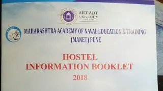 MANET | HOSTEL INFORMATION BOOKLET 2018 | RULES AND REGULATIONS |  TIME TABLE |  JOINING INSTRUCTION