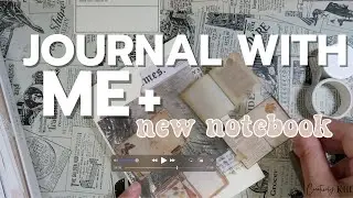 Journal With Me (Decorate my new notebook)