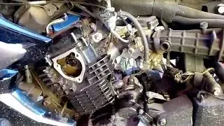 Yamaha FAZER FZ16 como desarmar cabeza y cilindro