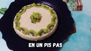 ¡*TARTA MELÓN FÁCIL Y RIQUÍSIMA! cómo hacer tarta de melón sin base de galleta *EN UN PIS PAS