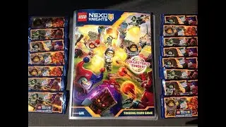 LEGO NEXO KNIGHTS TRADING CARDS PACK OPENING