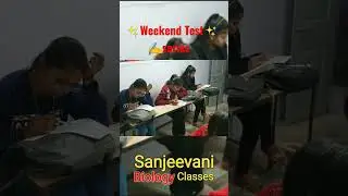 💯✨weekend Test series ✍️✍️ Class 11th,12th @sanjeevanibiologyclasses6024 #reels
