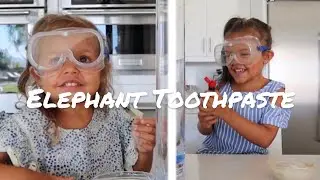 Elephant Toothpaste with Graylee and Nola