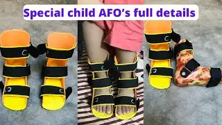Special child AFO&rsquo;s Review | Price | Comfort hai k nhe | Atia vlogs