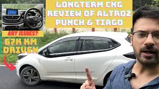 67,000km Altroz CNG Long Term Report! Reliability, average, Suspension, Engine Covered