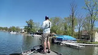 perfect cast for a giant!! almost...#fishing #gopro #bassfishing #fingerlakesny