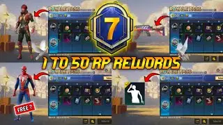 🥰MONTH 7 ROYAL PASS // 1 TO 50 RP // M7 ROYAL PASS PUBG MOBILE ( M7 ROYAL PASS )