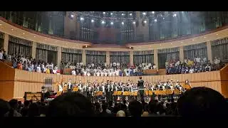 SAF Central Band plays opening sing-along song - Singapore's National Anthem 'Majulah Singapura'