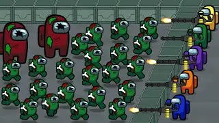Among Us vs 1000 zombie 1000 좀비에 대한 우리 사이