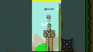 Super Mario Maker 2- shell jumps in the sky and Yoshi's sky fun