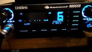 Uniden Bearcat 980 SSB - CB Radio DX Skip On Channel 6 @ 27025 kHz