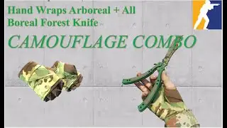 Hand Wraps Arboreal + All Boreal Forest Knife | CAMOUFLAGE COMBO | CS2 Showcase