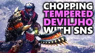 BEATING TEMPERED DEVILJHO WITH HIS OWN SNS - Monster Hunter World