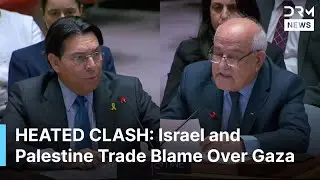 HEATED UN CLASH: Israel, Palestinian Envoys Clash Over Gaza Ceasefire & Humanitarian Crisis | AC1B