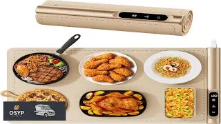 Graphene Food Warming Mat Rapid Heating with 6 Temp & Timer