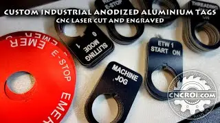 Custom Industrial Anodized Aluminium Tags: Laser Cut and Engraved