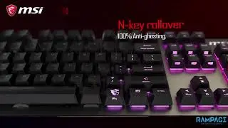 VIGOR GK80 Gaming Keyboard MSI