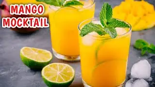 Mango Mocktail || Mango Lemonade || Mango Mocktail Recipe
