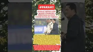 PARAH ‼️Dihujat Media Luar Negeri! Prabowo Perintahkan Erick Thohir Revolusi Timnas! #viral #shorts