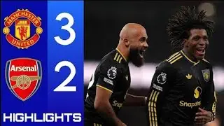 Arsenal vs Manchester United 2-3 Highlights & Goals