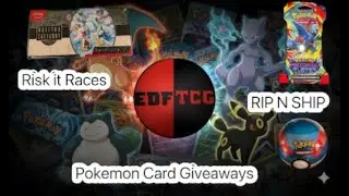 Shop Is Open! Risk it Races! Pokemon Card Giveaways!