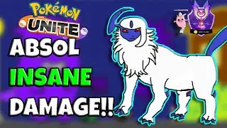 ABSOL IS BUSTED & HERE IS WHY - POKEMON UNITE GAMEPLAY, BUILD, MOVESET!