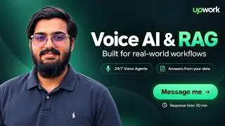 Voice AI Agents & RAG Systems | Upwork Intro