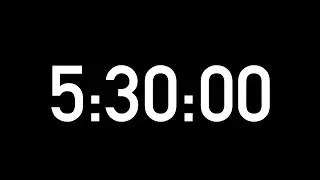 5 Hour 30 Minute Timer - 330 Minute Timer (4K)