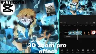 How to make 3D zoom Pro effect in Capcut || Super easy || Editing method Capcut || #1 Tutorial ||