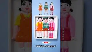Squid game 3 color mixing (Part 20) #shorts #squidgame #squidgame3