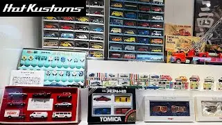 Japan Vintage Toy Museum with many Tomica, Matchbox Cars near Mount Fuji