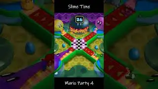 Mario Party 4 Slime Time - Mario vs Luigi vs Peach vs Daisy (Master Difficulty)
