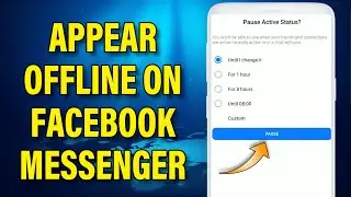 How To Appear Offline on Facebook Messenger @webtotech