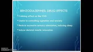CNS depressants and muscle relaxants - Part 1