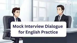जॉब इंटरव्यू के लिए धांसू तैयारी! 🔥 | Mock Interview Dialogue | English Speaking Practice
