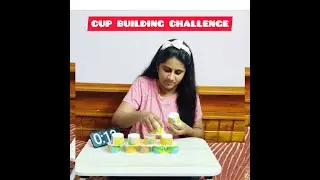 CHALLENGE #2 CUP BUILDING CHALLENGE||Challenge videos|| #shorts #challenge #viral #gameshorts #short